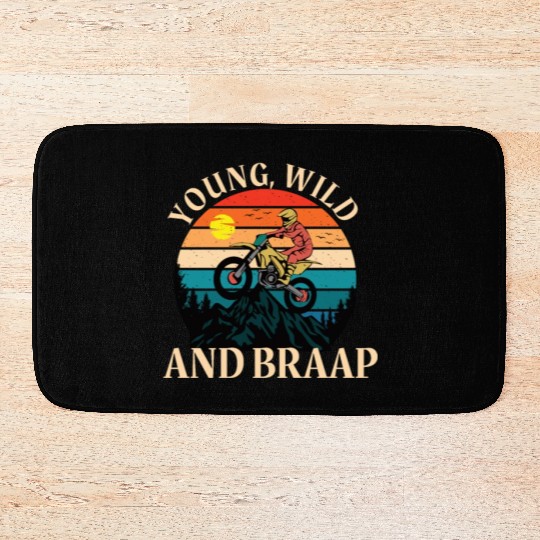 Dirt Bike Dirt Bike Riding Motocross Dirt Biking Bath Mats