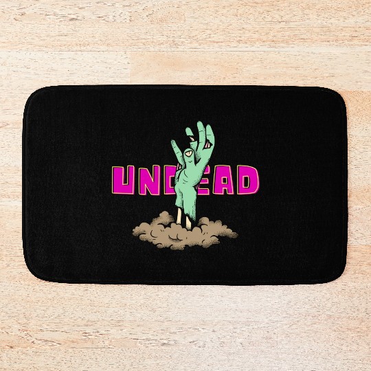 undead zombie punk Goth Horror Bath Mats
