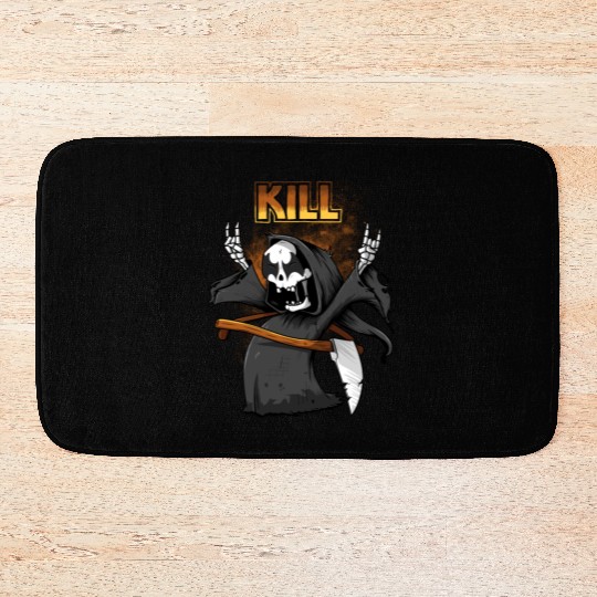 Hard rock deadly Bath Mats