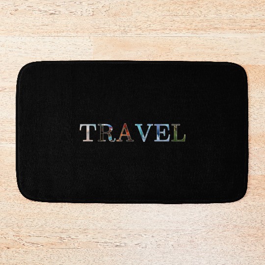 in love with travel, in all seasons Bath Mats