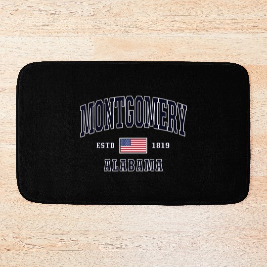 USA FLAG Stars Stripes Montgomery Albm Bath Mats