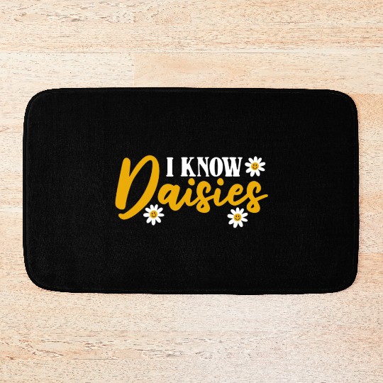 Daisy Garden Gardening Gardener Bath Mats