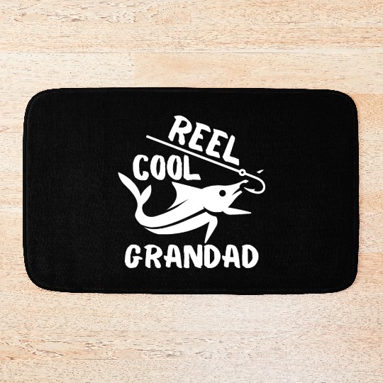 REEL COOL GRANDAD, FISHERMAN, GRANDPA Bath Mats
