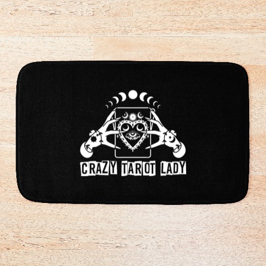 Divination Crazy Tarot Lady Crystal Ball Tarot Bath Mats