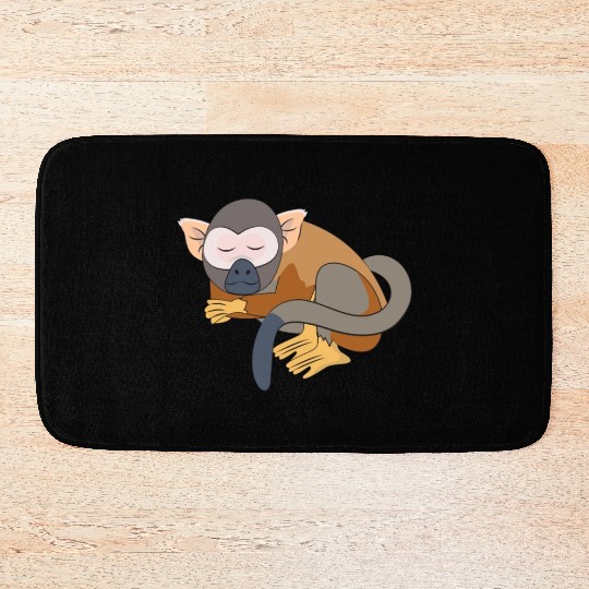 Pajamas Children, Slumbering Light, Skull Monkey Bath Mats