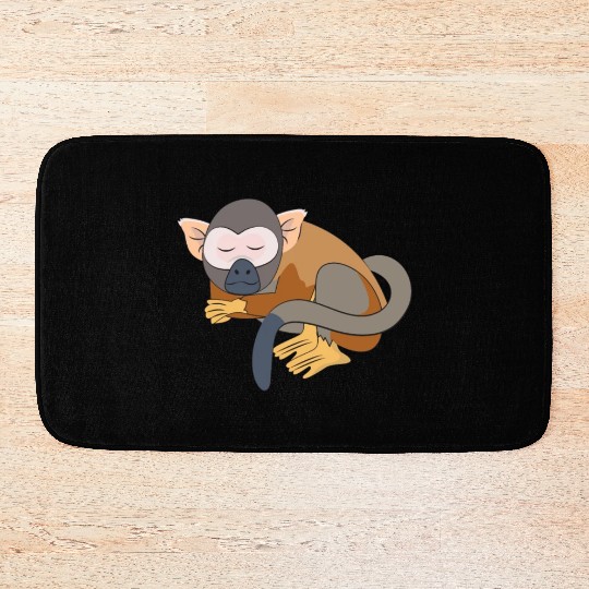 Pajamas Children, Slumbering Light, Skull Monkey Bath Mats