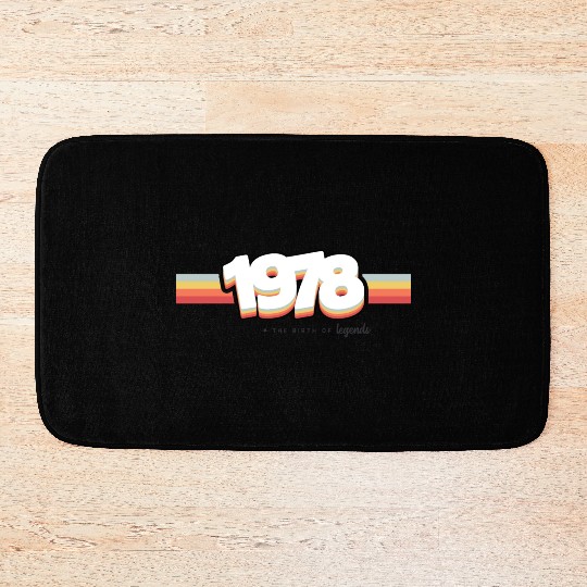 1978 the birth of legends Bath Mats