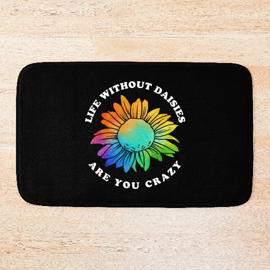 Daisy Garden Gardening Gardener Bath Mats