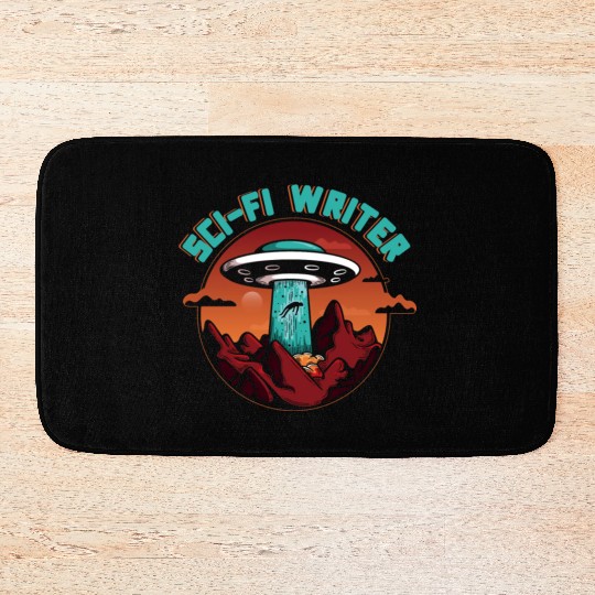 Sci Fi Writer Alien Science Fiction Author Bath Mats