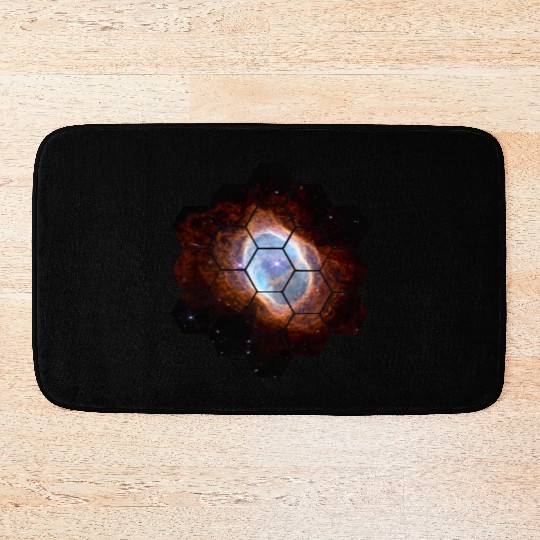 James Webb Space Telescope Southern Ring Nebula Bath Mats