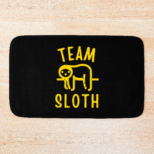 Team Sloth Bath Mats