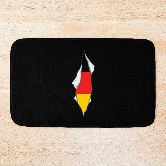 germany flag proud german Bath Mats