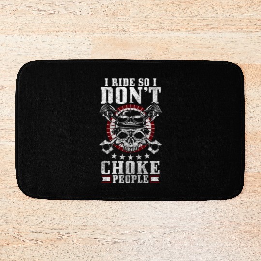 Biker Chopper Husqvarna Motorsport Bath Mats