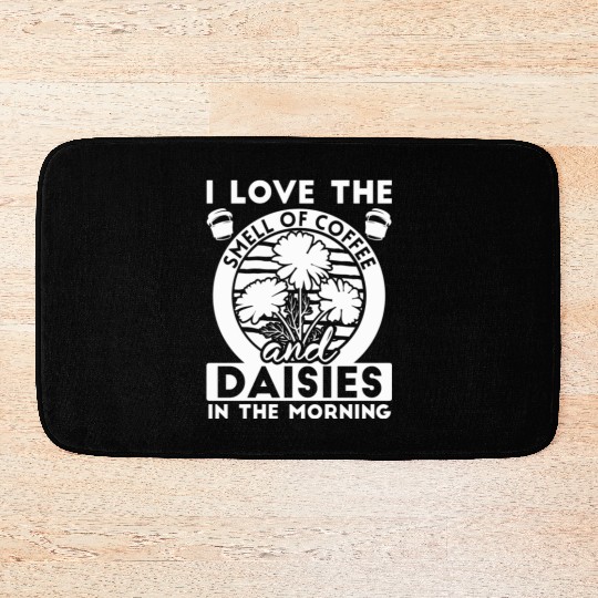 Daisy Garden Gardening Gardener Bath Mats