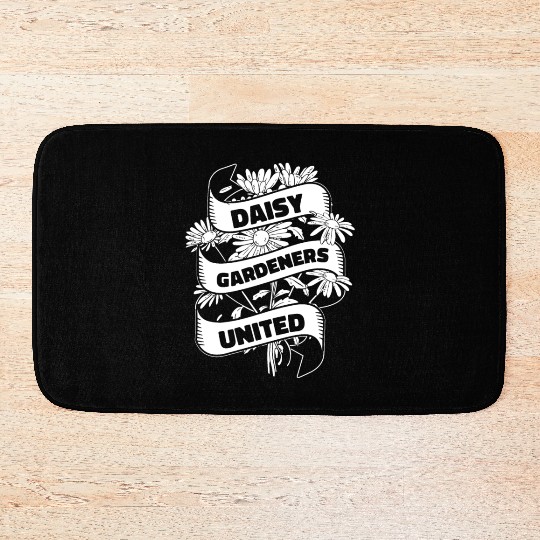 Daisy Garden Gardening Gardener Bath Mats