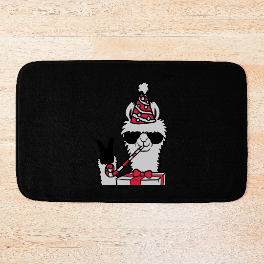 Birthday No Drama Llama Bath Mats