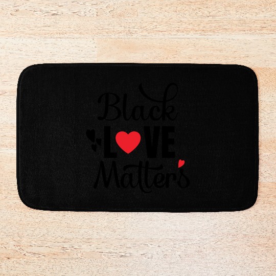 Black Love Matters Bath Mats