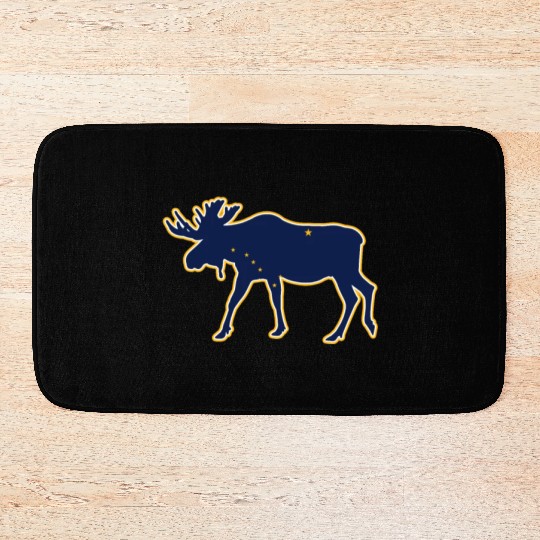 Alaska Bath Mats Men's Women Children USA North Pole