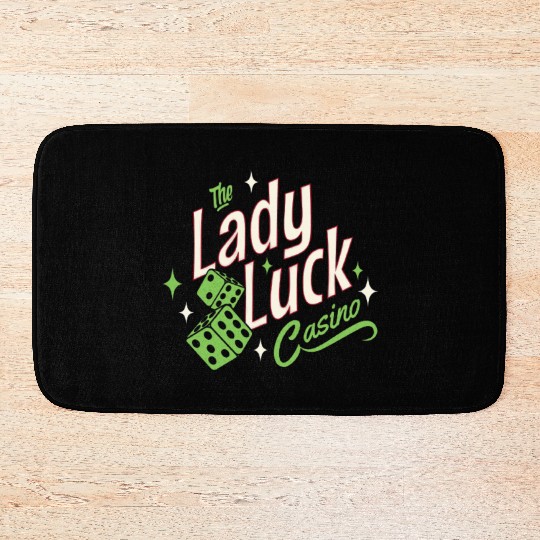the lady luck casino Bath Mats