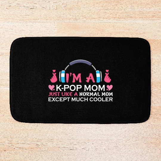 kpop mom, k pop music, korean pop music Bath Mats