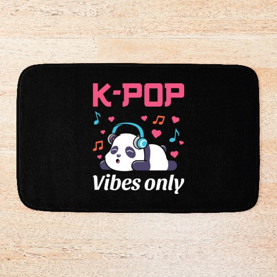 kpop vibes only, k pop music, korean pop music Bath Mats