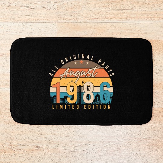Year Of Construction 1986 In August Bath Mats