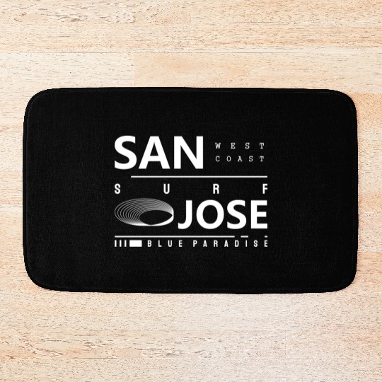 San Jose Urban Street Design Bath Mats