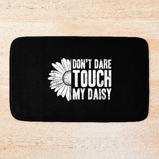 Daisy Garden Gardening Gardener Bath Mats