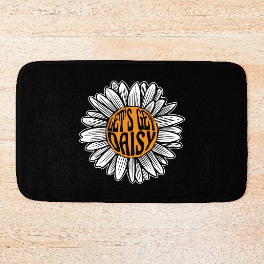 Daisy Garden Gardening Gardener Bath Mats