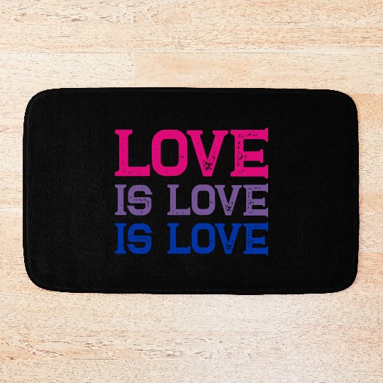 Love is Love is Love Bath Mats