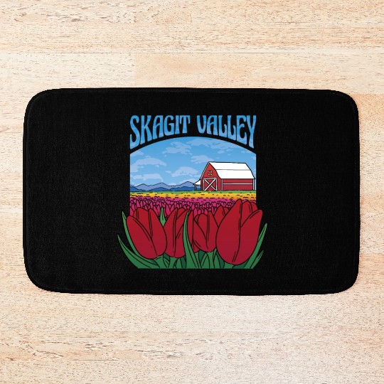Skagit Valley Tulips Skagit Valley Tulips gift ins Bath Mats