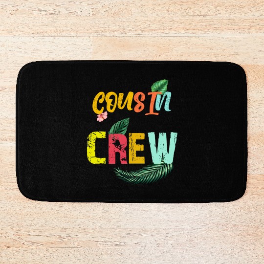 Cousin Crew Family Reunion 2022 summer vacation Bath Mats