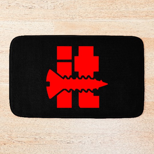 Screw IT ©WhiteTigerLLC.Com LIKE US ON FACEBOOK Bath Mats