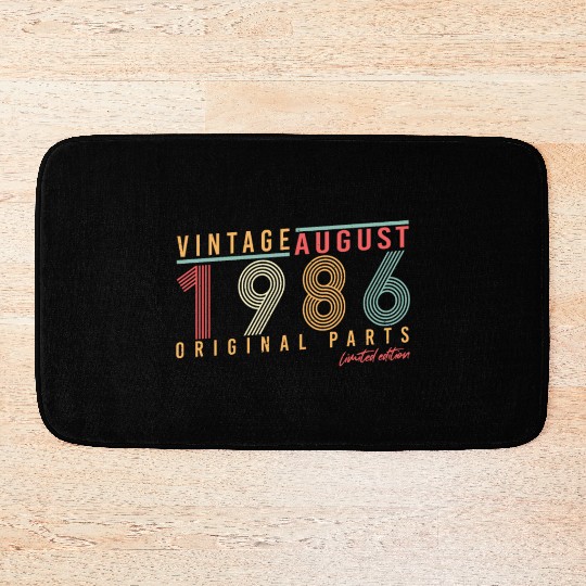 Year Of Construction 1986 In August Bath Mats