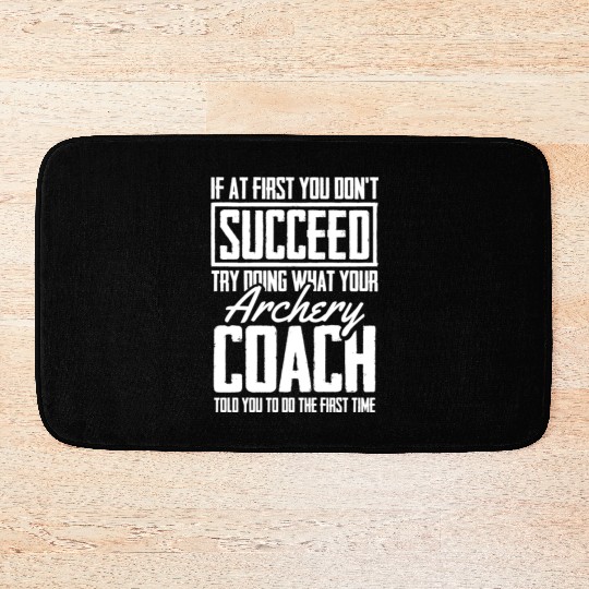 Archery Archer Bowman Bath Mats