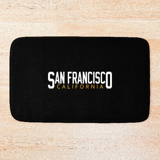 san francisco california Bath Mats