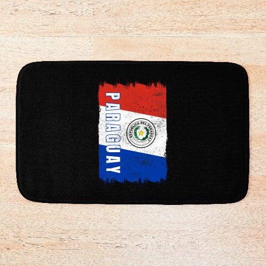 Paraguay Flag Bath Mats