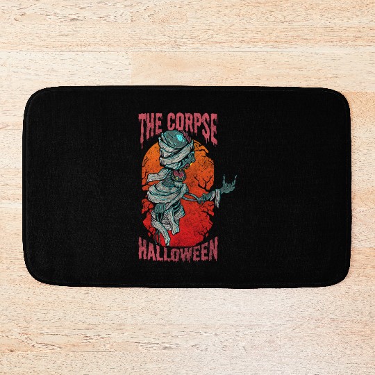 Mummy Creepy Anubis Bath Mats