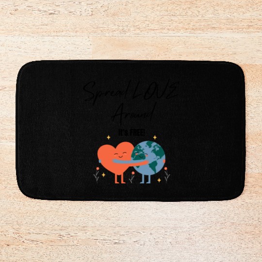 Spread Love Around Bath Mats