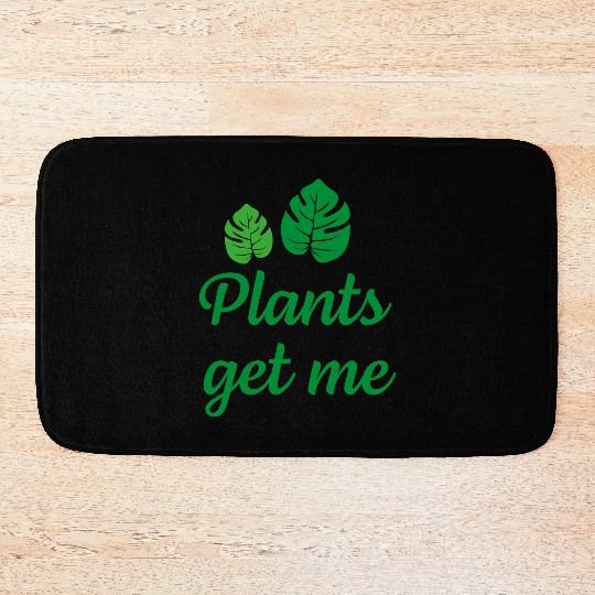 plants get me Bath Mats