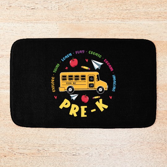 Pre-K School Bus Bath Mats