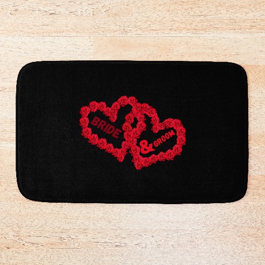 Bride And Groom Essential Classic Bath Mats