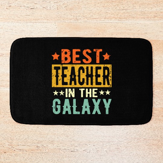 Best Teacher Ever Teacher Gift Bath Mats