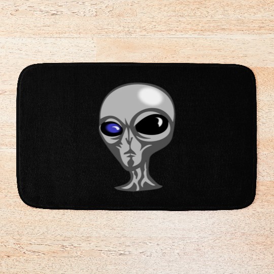 Roswell New Mexico Grey Alien Bath Mats