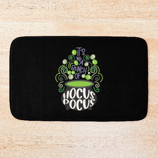Its All A Bunch Of Hocus Pocus Scary Halloween Bath Mats