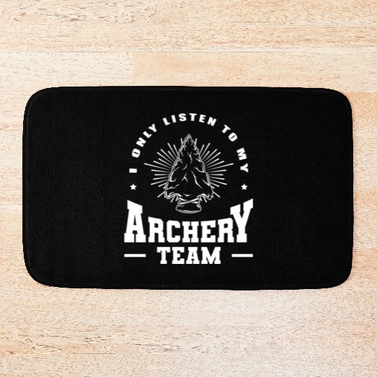 Archery Archer Bowman Bath Mats
