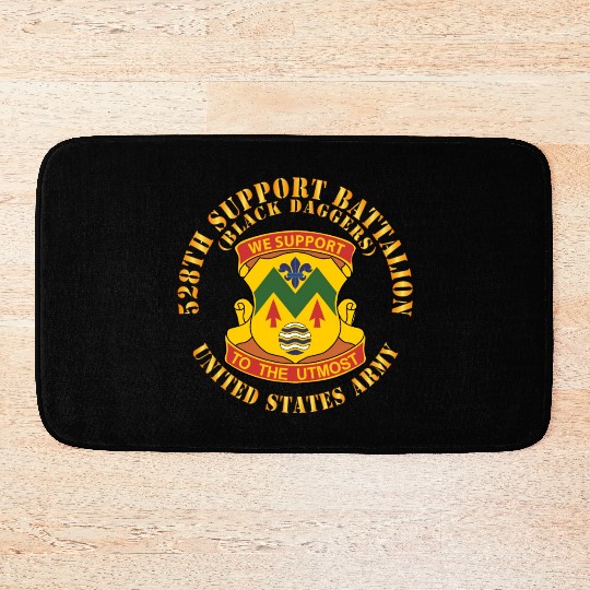 Army 528th Support Battalion DUI Black Daggers X 3 Bath Mats