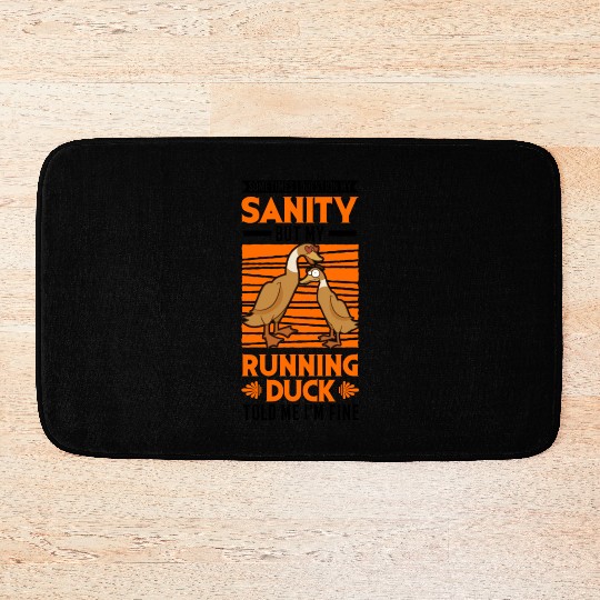 Running Duck Sanity Bath Mats