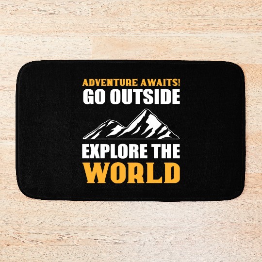 Explore the World Courageous Person Gift Bath Mats