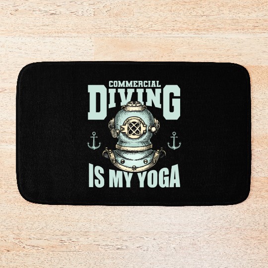 Scuba Diving Diver Bath Mats